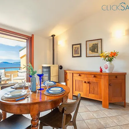 Clicksardegna Attic Vittoria With Terrace Facing The Sea And Parking Space