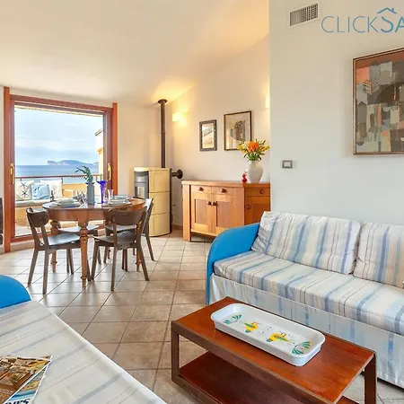 Clicksardegna Attic Vittoria With Terrace Facing The Sea And Parking Space Apartment Alghero